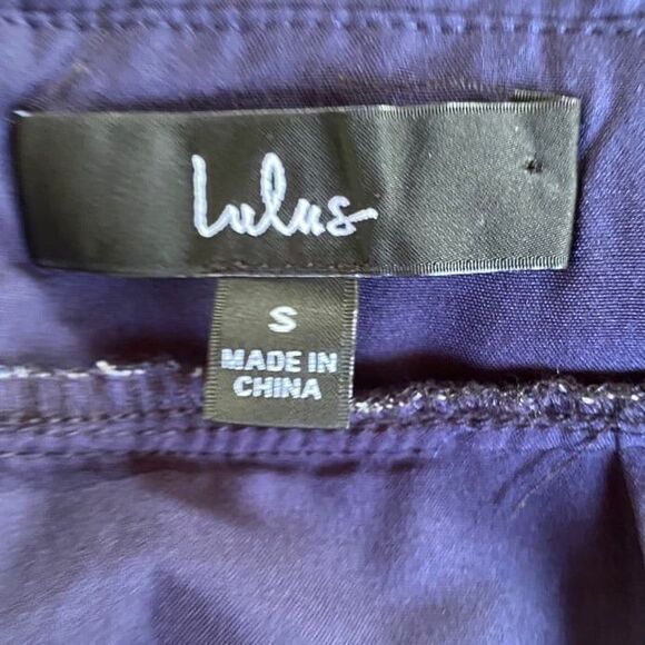 Lulus Cultivate Crushes Navy Floral Print Tiered Ruffled Midi Dress Size S - Picture 10 of 12